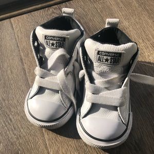 My sons stylish Converse size 5